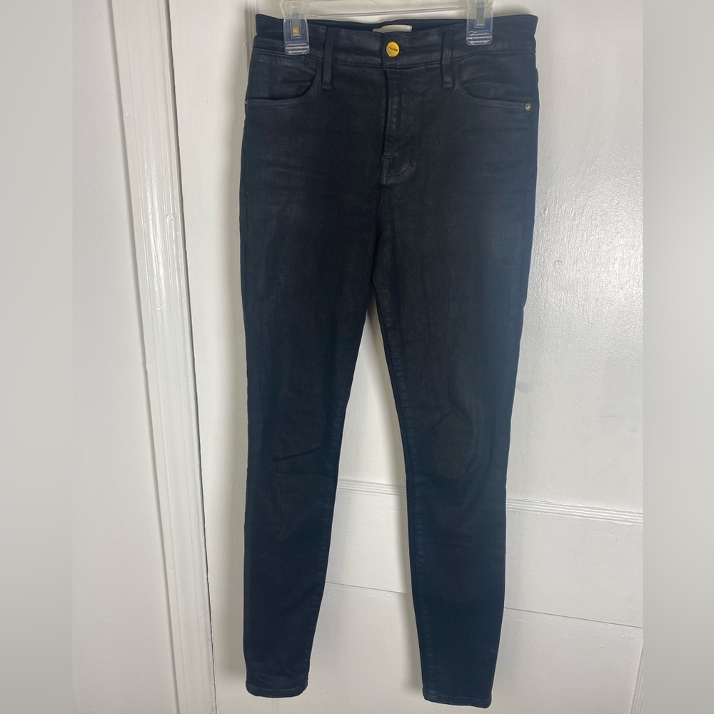 Frame Le High Skinny Crop Classic Black Women's Jeans